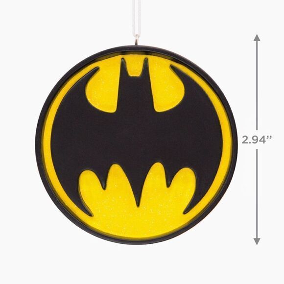 HALLMARK Batman Bat Signal DC Comics Christmas Ornament New - Picture 3 of 11